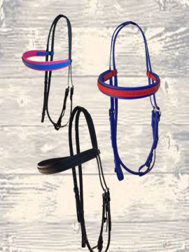 Race Head BioThaneÂ® Bridles, SS Buckles - Markey